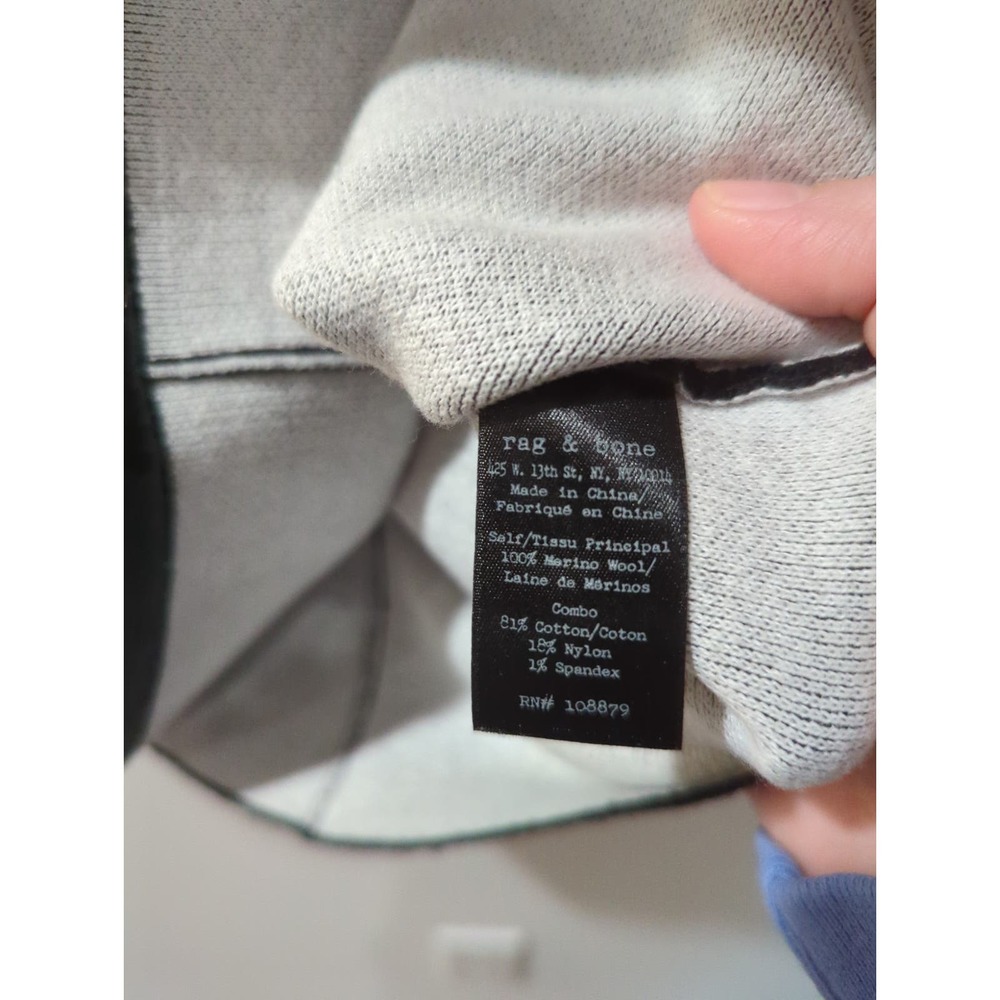 Rag & Bone Merino Wool Exposed Stitch Sweater - Picture 4 of 4